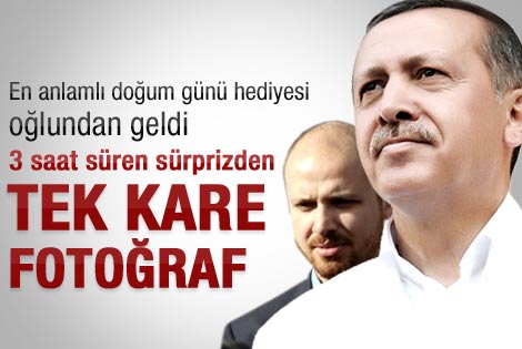Bilal Erdoğan'dan babasına sürpriz