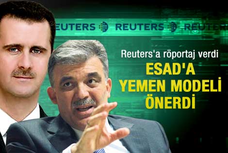 Gül Esad'a Yemen modeli önerdi