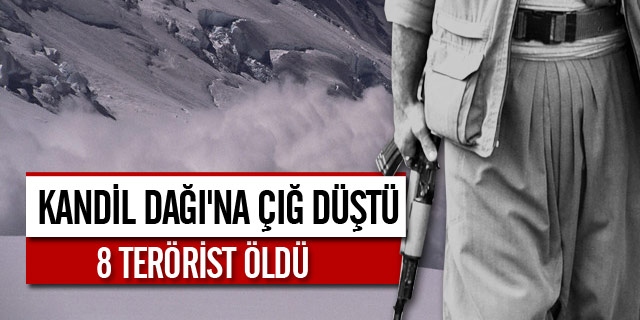 Kandil Dağı'na Çığ Düştü: 8 Terörist Öldü
