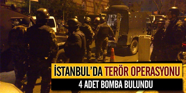 4 adet boru tipi bomba ele geçirildi