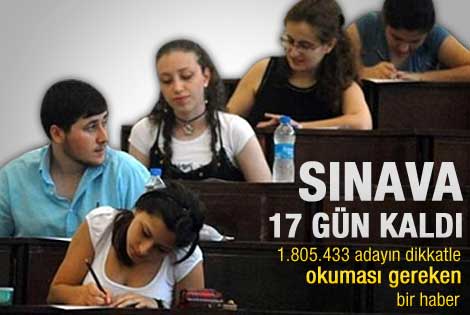 YGS'ye 17 gün kaldı