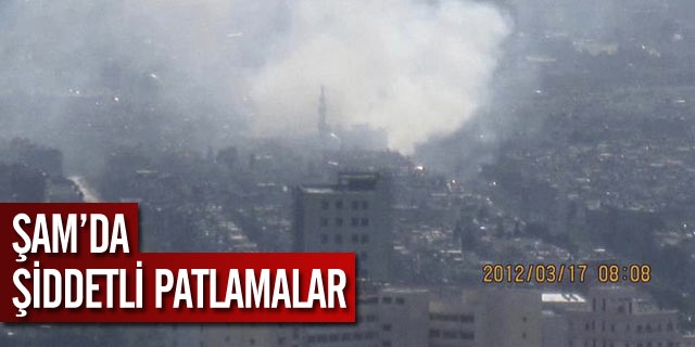 Şam’da İki Şiddetli Patlama