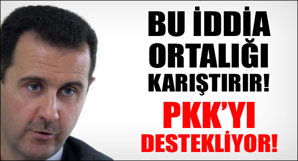 PKK'yı destekliyor