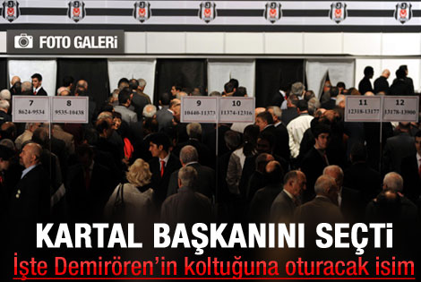 Beşiktaş'ın yeni başkanı belli oldu