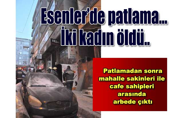 Cafe'de Patlama: 2 Kişi Öldü, 1 Kişi Yaralandı