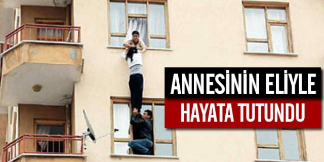 Annesine kızıp intihara kalkıştı...