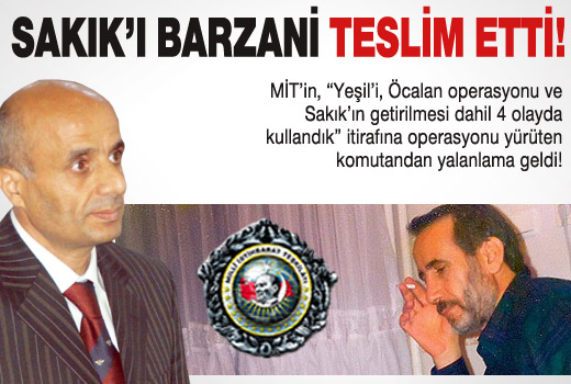 Sakık'ı, Mesud Barzani teslim etti