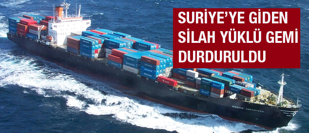 Esrarengiz gemi son anda engellendi