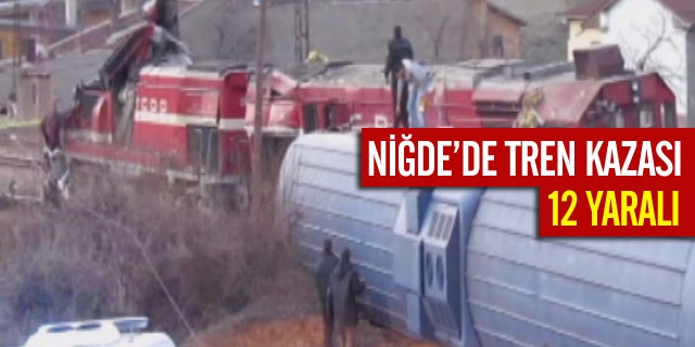 Tren Kazası: 12 Kişi Yaralandı