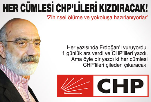Altan CHP'lileri çıldırtacak!
