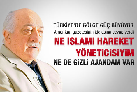 Gülen'den Amerikan gazetesine sert tepki