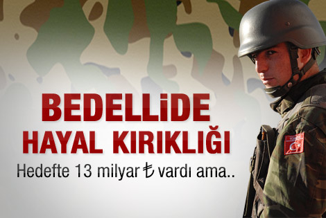 Bedelli askerlikte hayal kırıklığı