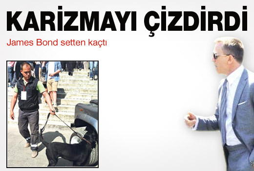 James Bond setten kaçtı