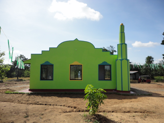 Mahawıtenna kentinde inşaatı tamamlanan caminin açılışı yapıldı