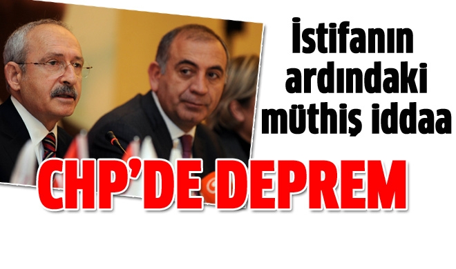 İşte istifanın perde arkasındaki iddia