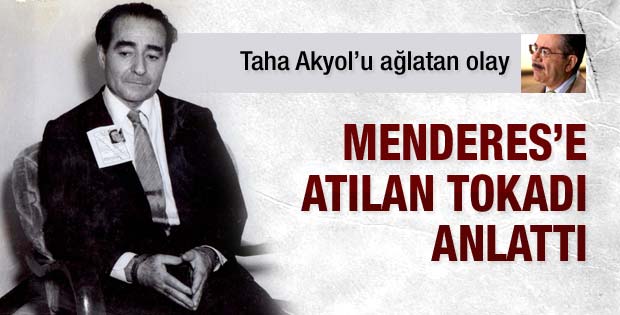 Taha Akyol'u ağlatan tokat
