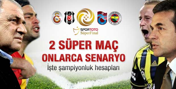 İşte şampiyonluk hesapları