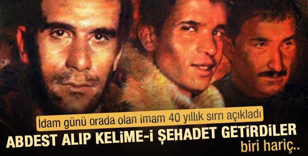 Hüseyin İnan ve Yusuf Aslan abdest aldı iddiası