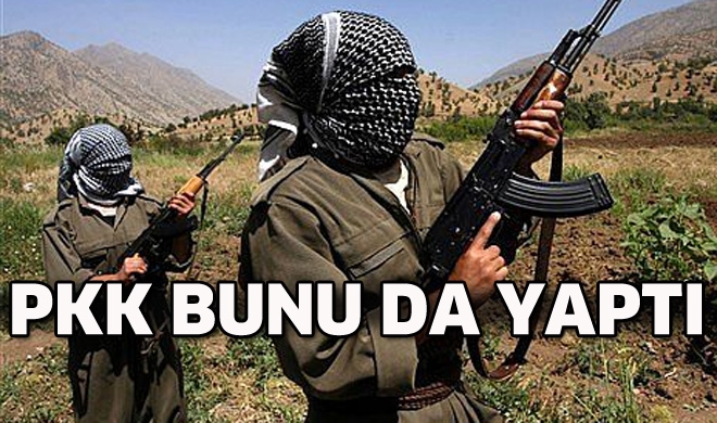 PKK bunu da yaptı