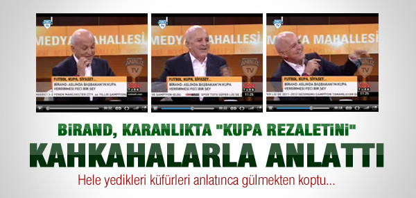 MEHMET ALİ BİRAND KAHKAHALARA BOĞULDU