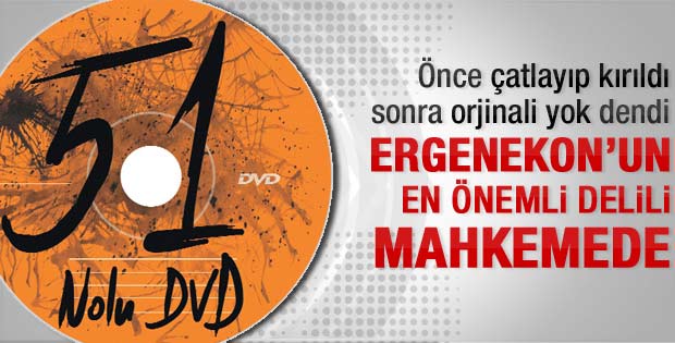 Genelkurmay 51 No'lu DVD'nin aslını gönderdi