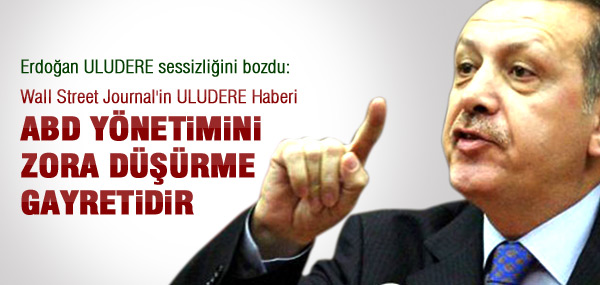 BAŞBAKAN'DAN ŞOK ULUDERE AÇIKLAMASI