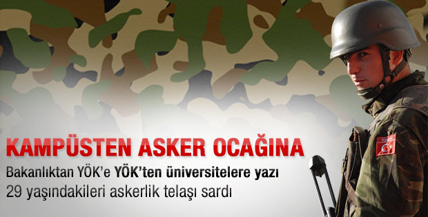 Binlerce öğrenciye askerlik şoku