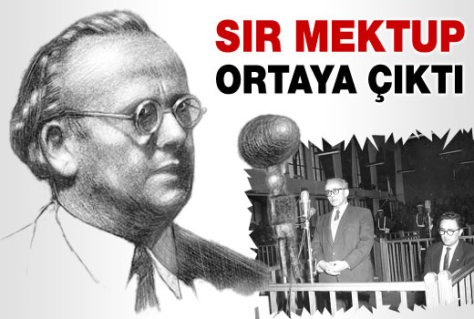 Sır mektup ortaya çıktı