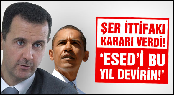 "Esed'i bu yıl devirin!"