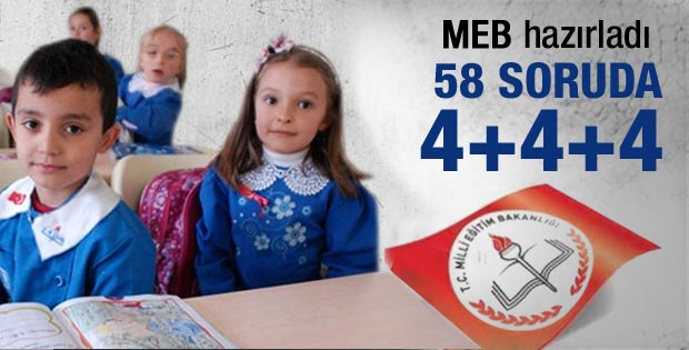 58 soruda 4+4+4 sistemi