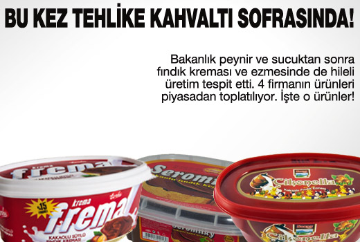 Fındık kreması ve ezmesinde GDO şoku