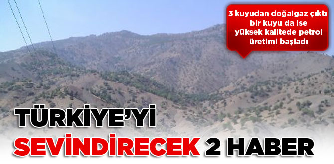 Türkiye'yi sevindiren 2 haber