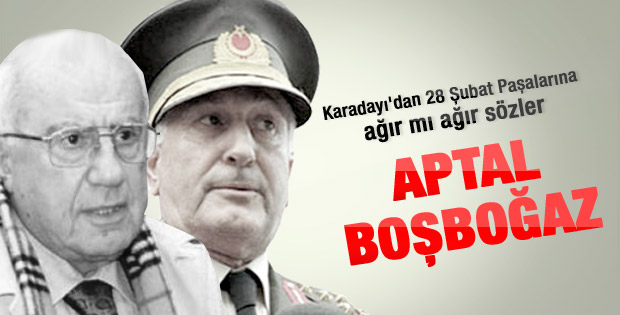 Karadayı'dan Çevik Bir'e ağır mı ağır sözler