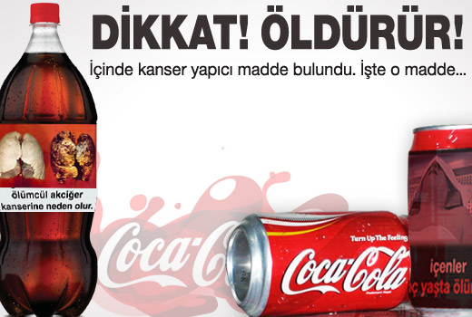 Coca Cola'da kanser yapıcı madde bulundu