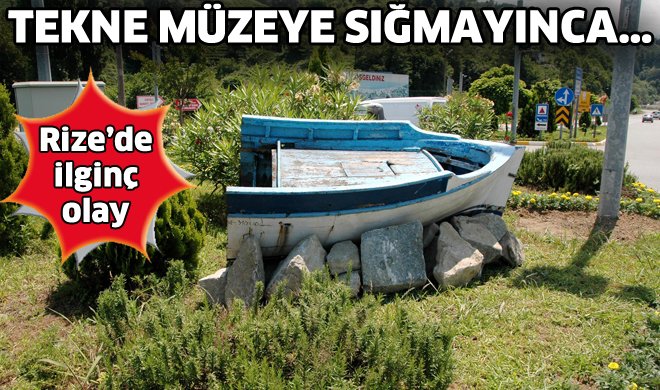 Rize'de bir garip olay