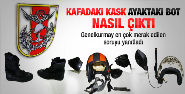 Kafadaki kask, ayaktaki bot nasıl çıktı