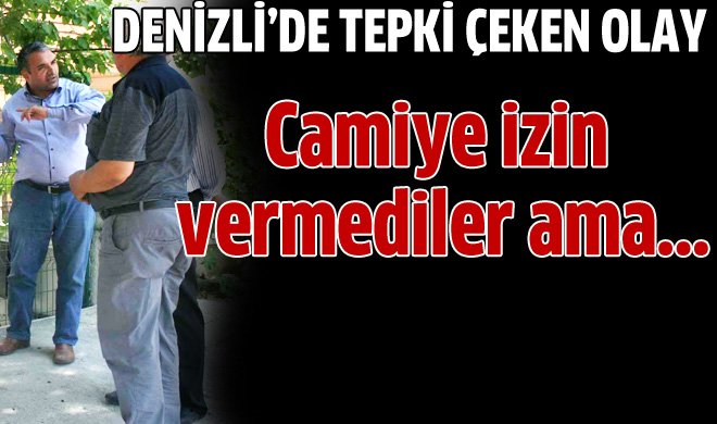 Camiye izin verilmeyen siteye kilise açıldı
