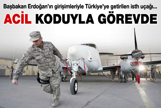 İnsanlı İstihbarat Uçağı Geldi, 'acil' Koduyla Görevde