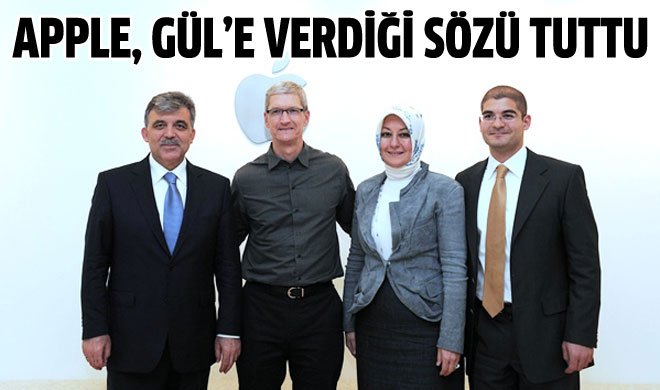 Apple Gül'e verdiği sözü tuttu