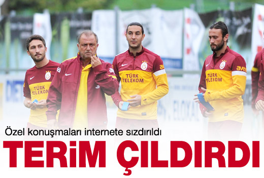 Terim'in konuşmaları internete sızdı!