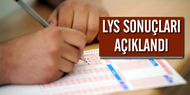 İşte 2012 LYS sonuçları