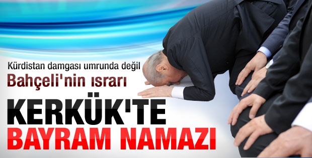 Kerkük'te bayram namazı ısrarı