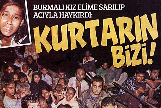 Burmalı kızın feryadı: Kurtarın bizi