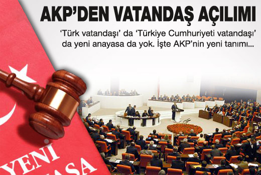 Anayasada 'vatandaş' açılımı yaptı