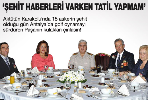 "Şehit haberleri gelirken tatil yapamam"