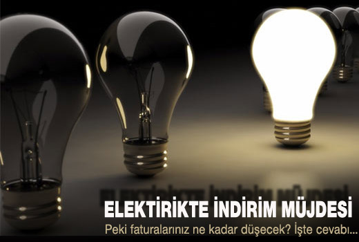 Elektrikte yüzde 7 indirim müjdesi