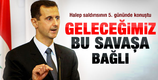 "Geleceğimiz bu savaşa bağlı"