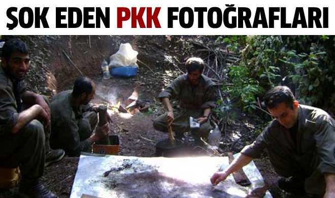 PKK'lıların şok eden fotoğrafları