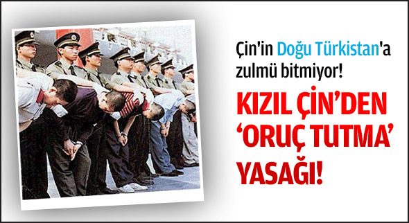 Kızıl Çin'den oruç tutma yasağı