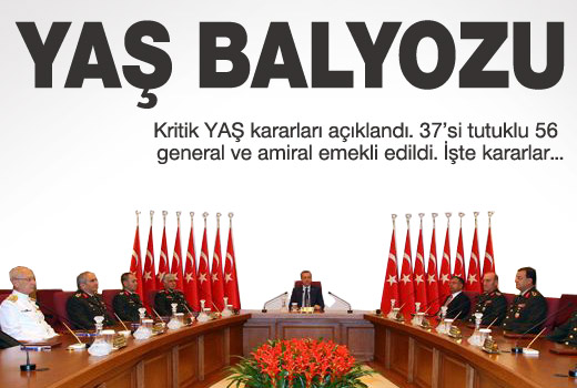 YAŞ kararları açıklandı